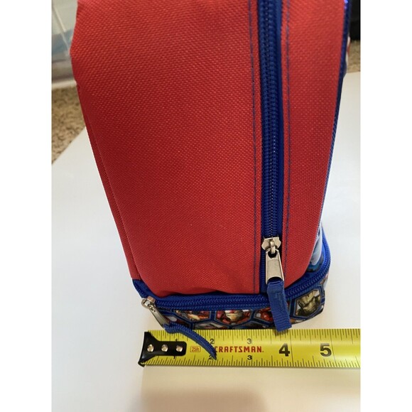 Marvel Spider Man Lunch Bag Box Insulated Red - Picture 4 of 8